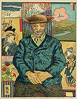 Gihachiro Okuyama 1907-1981 - Old Man Tanguy - Van Gogh - artelino Art Auctions. Gihachiro Okuyama 1907-1981 - Old Man Tanguy - Van Gogh