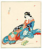 Tadamune Torii active mid 20th C. - Lady in Autumn - artelino Art Auctions. Tadamune Torii active mid 20th C. - Lady in Autumn