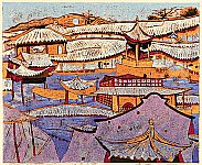 Chen Li born 1971 - Houses in the South of China No.1 - artelino Art Auctions. Chen Li born 1971 - Houses in the South of China No.1