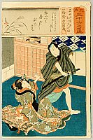 Kunisada Utagawa 1786-1865 - Thirty-six Poems Parodied - Stop
