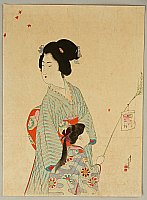 Toshikata Mizuno 1866-1908 - Mother and Child