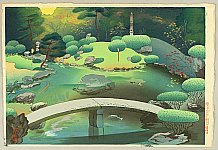 Bakufu Ono 1888-1976 - Shoren-In Garden, Autumn - artelino Art Auctions. Bakufu Ono 1888-1976 - Shoren-In Garden, Autumn