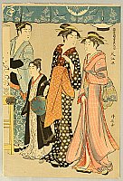 Kiyonaga Torii 1752-1815 - Enjoying the Evening - artelino Art Auctions. Kiyonaga Torii 1752-1815 - Enjoying the Evening