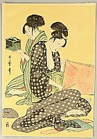 Utamaro Kitagawa 1750-1806 - Two Beauties - artelino Art Auctions. Utamaro Kitagawa 1750-1806 - Two Beauties