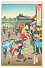 Chikanobu Toyohara 1838-1912 - Festival Parade - artelino Art Auctions. Chikanobu Toyohara 1838-1912 - Festival Parade