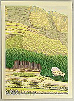 Mihoko Kasamatsu born 1932 - The Foot of Mountain in Spring