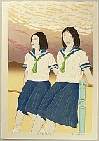 Ryusei Okamoto born 1949 - First Love # 38 - artelino Art Auctions. Ryusei Okamoto born 1949 - First Love # 38