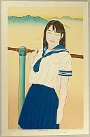 Ryusei Okamoto born 1949 - First Love # 12 - After School - artelino Art Auctions. Ryusei Okamoto born 1949 - First Love # 12 - After School