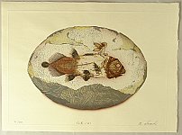 Ryusei Okamoto born 1949 - Fossil, No.6 - artelino Art Auctions. Ryusei Okamoto born 1949 - Fossil, No.6