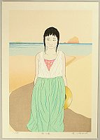 Ryusei Okamoto born 1949 - Way to the Sea - First Love No. 41 - artelino Art Auctions. Ryusei Okamoto born 1949 - Way to the Sea - First Love No. 41