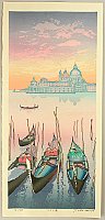 Ryusei Okamoto born 1949 - Venice - Evening - artelino Art Auctions. Ryusei Okamoto born 1949 - Venice - Evening