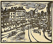 Yanosuke Kawabata 1893-1981 - Scenery in France - artelino Art Auctions. Yanosuke Kawabata 1893-1981 - Scenery in France