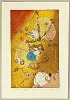 Hideo Hagiwara 1913-2007 - Bubbles on the Water - artelino Art Auctions. Hideo Hagiwara 1913-2007 - Bubbles on the Water