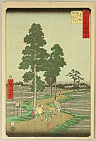 Hiroshige Ando 1797-1858 - Akasaka - Upright Tokaido