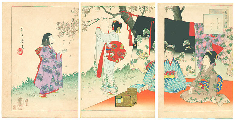 Shuntei Miyagawa 1873-1914 - Tosei Furyu Tsu - artelino Art Auctions. Shuntei Miyagawa 1873-1914 - Tosei Furyu Tsu