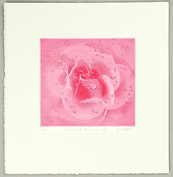Emiko Aida fl.ca. 1990-present - Secret of the Pink Rose - artelino Art Auctions. Emiko Aida fl.ca. 1990-present - Secret of the Pink Rose