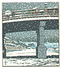 Nisaburo Ito 1910-1988 - Snowy Day - artelino Art Auctions. Nisaburo Ito 1910-1988 - Snowy Day