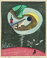 Yasuko Onishi born 1942 - Going up in the Air - artelino Art Auctions. Yasuko Onishi born 1942 - Going up in the Air
