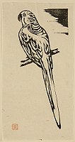 Yo Masuko 1910-1988 - Prints of Village - Parrot - artelino Art Auctions. Yo Masuko 1910-1988 - Prints of Village - Parrot