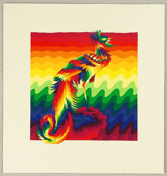 Ai-O born 1931 - Fire Bird - artelino Art Auctions. Ai-O born 1931 - Fire Bird