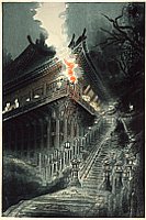 Eiichi Kotozuka 1906-1979 - Large Torch at Nigatsu-do Temple. - artelino Art Auctions. Eiichi Kotozuka 1906-1979 - Large Torch at Nigatsu-do Temple.