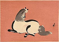 Seizan Aoyama active ca. 1920-30s - Seizan Zen Horse - 1 - artelino Art Auctions. Seizan Aoyama active ca. 1920-30s - Seizan Zen Horse - 1