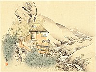 Goshun Matsumura 1752-1811 - House by a Creek - artelino Art Auctions. Goshun Matsumura 1752-1811 - House by a Creek