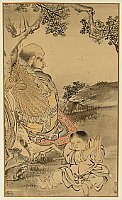 Unknown - Darma and Disciples - artelino Art Auctions. Unknown - Darma and Disciples