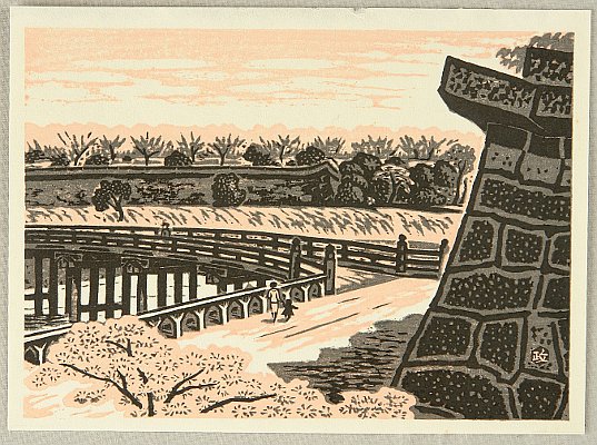 Masao Maeda 1904-1974 - Goryokaku Fortress - artelino Art Auctions. Masao Maeda 1904-1974 - Goryokaku Fortress