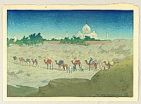 Charles William Bartlett 1860-1940 - Taj Mahal From the Desert - artelino Art Auctions. Charles William Bartlett 1860-1940 - Taj Mahal From the Desert