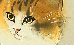 Seicho Hasegawa 1916 - 2004 - Kitten - artelino Art Auctions. Seicho Hasegawa 1916 - 2004 - Kitten