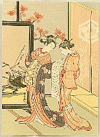 Harunobu Suzuki 1724-1770 - Beauties in a Living Room - artelino Art Auctions. Harunobu Suzuki 1724-1770 - Beauties in a Living Room