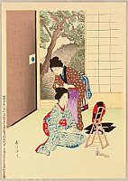 Shuntei Miyagawa 1873-1914 - Yukiyo no Hana - Hair Dresser - artelino Art Auctions. Shuntei Miyagawa 1873-1914 - Yukiyo no Hana - Hair Dresser