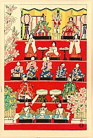 Eiichi Kotozuka 1906-1979 - Dolls Festival - artelino Art Auctions. Eiichi Kotozuka 1906-1979 - Dolls Festival