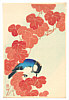 Sozan Ito 1884-? - Blue and White Bird and Red Leaves - artelino Art Auctions. Sozan Ito 1884-? - Blue and White Bird and Red Leaves