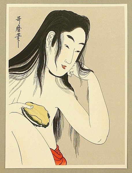Utamaro Kitagawa 1750-1806 - Abalone Diver