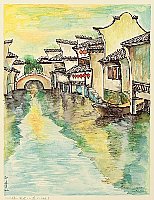 Zheng Jianhui born 1983 - Bridge - River - Home No. 3