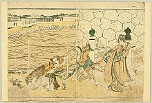 Hokusai Katsushika 1760-1849 - Chushingura - Fighting Lovers - artelino Art Auctions. Hokusai Katsushika 1760-1849 - Chushingura - Fighting Lovers