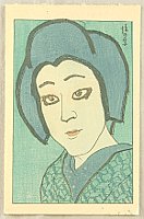 Hyoe Ogawa fl.ca. 1910s - New Portraits - Omatsu - artelino Art Auctions. Hyoe Ogawa fl.ca. 1910s - New Portraits - Omatsu