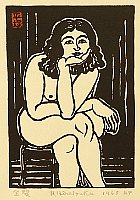Unichi Hiratsuka 1895-1997 - Blond - artelino Art Auctions. Unichi Hiratsuka 1895-1997 - Blond