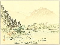 Sobun Morikawa 1847-1902 - Mt. Funaoka in Spring - artelino Art Auctions. Sobun Morikawa 1847-1902 - Mt. Funaoka in Spring
