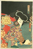 Kunisada Utagawa 1786-1865 - Magician Jiraiya
