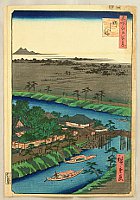 Hiroshige Ando 1797-1858 - 100 Famous Views of Edo - Yanagishima - artelino Art Auctions. Hiroshige Ando 1797-1858 - 100 Famous Views of Edo - Yanagishima