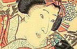 Kunisada Utagawa 1786-1865 - Playing Go Game - Prince Genji