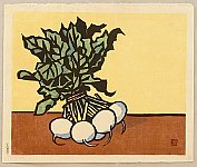 Unichi Hiratsuka 1895-1997 - Radish - artelino Art Auctions. Unichi Hiratsuka 1895-1997 - Radish