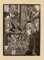 Sumio Kawakami 1895-1972 - Hanga Vol.5 - Gambler - artelino Art Auctions. Sumio Kawakami 1895-1972 - Hanga Vol.5 - Gambler