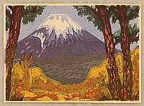 Gen Yamaguchi 1896-1976 - Mt. Fuji - artelino Art Auctions. Gen Yamaguchi 1896-1976 - Mt. Fuji