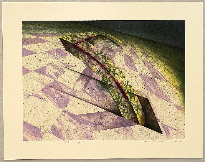 Yoichiro Nishikawa born 1959 - Slant Square 85-S-5 - artelino Art Auctions. Yoichiro Nishikawa born 1959 - Slant Square 85-S-5