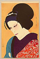 Shinei active 1920s - Kabuki Beauty - artelino Art Auctions. Shinei active 1920s - Kabuki Beauty