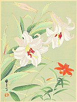 Zuigetsu Ikeda 1877-1944 - Lilies - artelino Art Auctions. Zuigetsu Ikeda 1877-1944 - Lilies